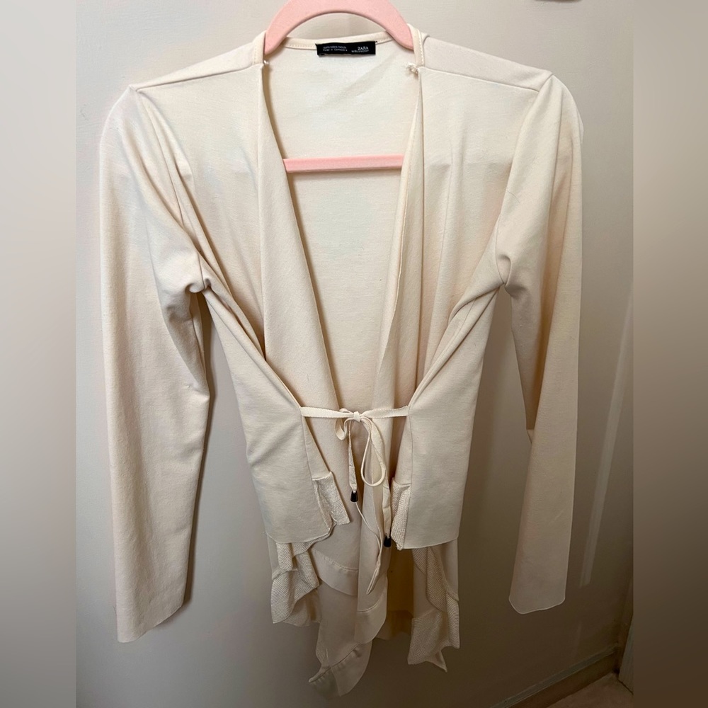 Zara wrap thin sweater